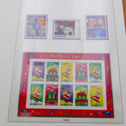 Collection timbres de France 1994-1999 neufs complet en album Lindner.