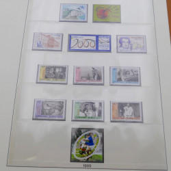 Collection timbres de France 1994-1999 neufs complet en album Lindner.