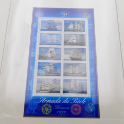 Collection timbres de France 1994-1999 neufs complet en album Lindner.