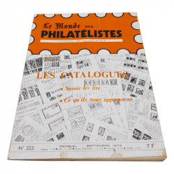 Lot de 19 magazines anciens, "Le Monde des Philatélistes", de 1974 à 1980.