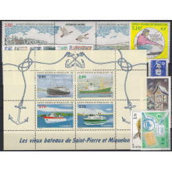 Timbres de Saint Pierre et Miquelon 1994 année complète neuf**.