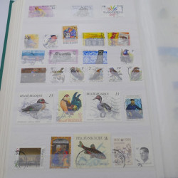 Vrac de timbres de France et monde en un carton.