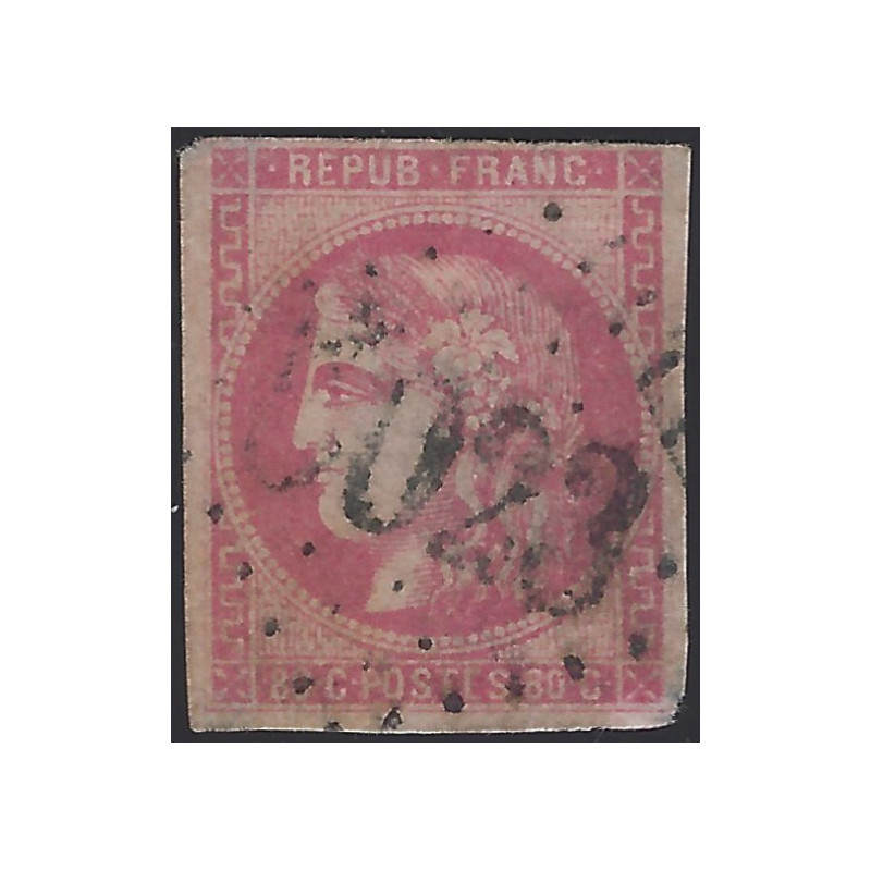 Bordeaux timbre de France N°49 oblitéré GC 5023.