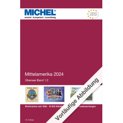 Catalogue Michel de cotation timbres Amérique centrale édition 2024.