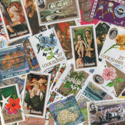 Îles Cook timbres de collection tous différents.