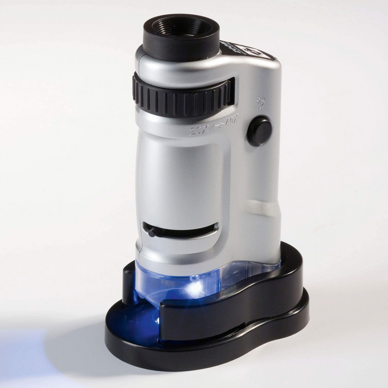 Leuchtturm Microscope avec Zoom et LED, 20 fois et 40 Fois