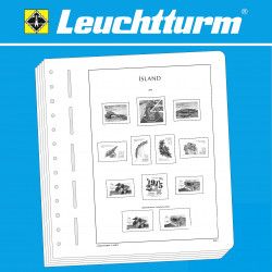 Feuilles préimprimées Leuchtturm Islande 2023.