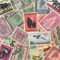 Rwanda Urundi timbres de collection tous différents.