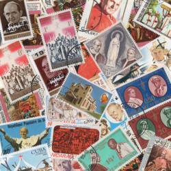 Papes 25 timbres thématiques tous différents.