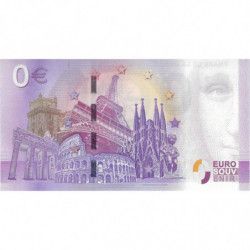 Billet Euro souvenir Armoiries de Paris 2024.
