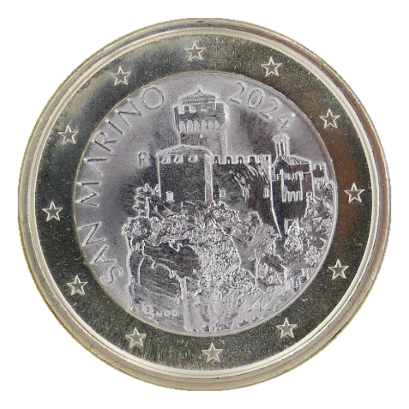 1 euro Saint Marin 2024 - La tour Cesta.