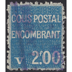 Timbre pour colis postal encombrant de France N°100 oblitéré.
