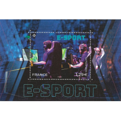 Feuillet de timbre E-sport N°F5778 neuf**.