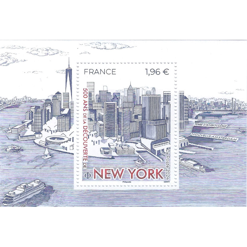 Feuillet de timbre New-York N°F5769 neuf**.