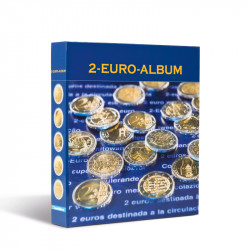 Classeur Numis pour pièces de 2 euros commémoratives.