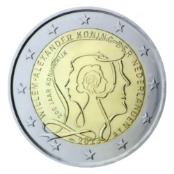 2 euros commémorative Pays-Bas 2013 - Anniversaire de la royauté.