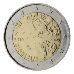 2 euros commémorative Finlande 2015 - Jean Sibelius.