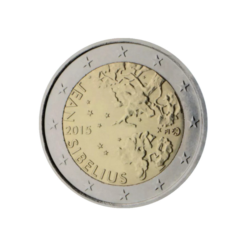 2 euros commémorative Finlande 2015 - Jean Sibelius.