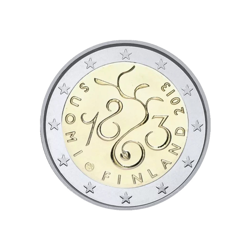 2 euros commémorative Finlande 2013 - Parlement.