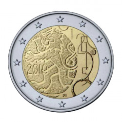 2 euros commémorative Finlande 2010 - Décret Finnois.