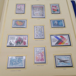 Collection timbres de France 1969-1980 complet neuf**  en album présidence.