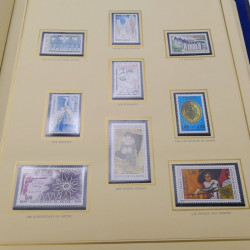 Collection timbres de France 1969-1980 complet neuf**  en album présidence.