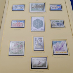 Collection timbres de France 1969-1980 complet neuf**  en album présidence.