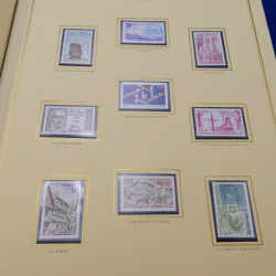 Collection timbres de France 1969-1980 complet neuf**  en album présidence.