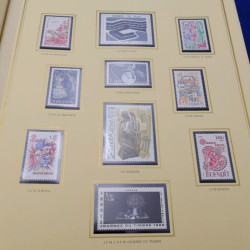 Collection timbres de France 1969-1980 complet neuf**  en album présidence.