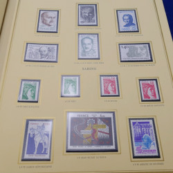 Collection timbres de France 1969-1980 complet neuf**  en album présidence.