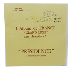 Feuilles préimprimées Cérès Présidence France 1983.