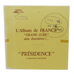 Feuilles préimprimées Cérès Présidence France 1982.