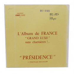 Feuilles préimprimées Cérès Présidence France 1988.