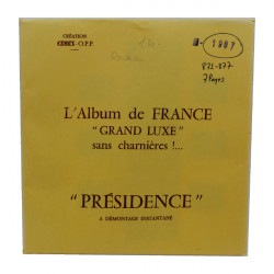 Feuilles préimprimées Cérès Présidence France 1987.