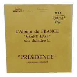 Feuilles préimprimées Cérès Présidence France 1986.