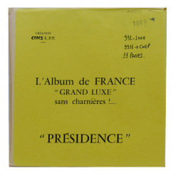 Feuilles préimprimées Cérès Présidence France 1999.