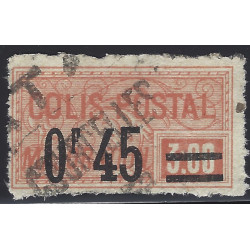 Timbre pour colis postal de France N°37a oblitéré.