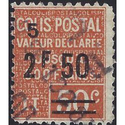 Timbre pour colis postal de France Valeur déclarée N°64 oblitéré.