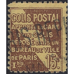 Timbre pour colis postal de France Apport à la gare N°54 oblitéré.