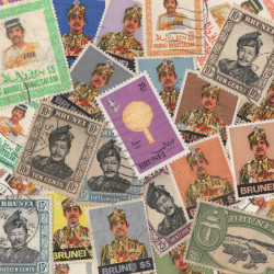 Brunei timbres de collection tous différents.