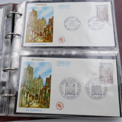 Vrac massif de timbres du monde en 1 carton.