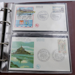 Vrac massif de timbres du monde en 1 carton.