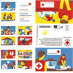 Carnet de timbres Croix-Rouge 2024.