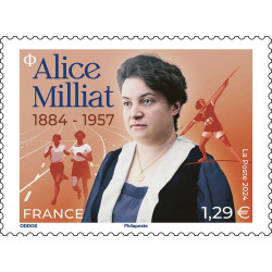 Timbre Alice Milliat en feuillet de France N°F137 neuf**.