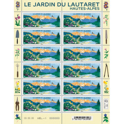 Timbre Jardin du Lautaret en feuillet de France N°F139 neuf**.