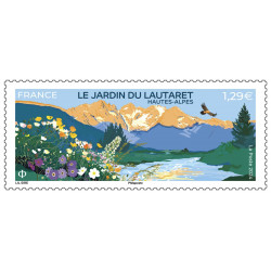 Timbre Jardin du Lautaret en feuillet de France N°F139 neuf**.