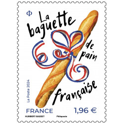 Timbre Baguette de pain française en feuillet de France N°F140 neuf**.