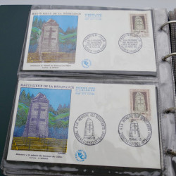 Vrac massif de timbres du monde en 1 carton.