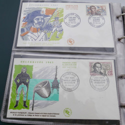 Vrac massif de timbres du monde en 1 carton.