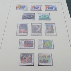 Collection timbres d'Europa 1956-1977 complet en 2 albums Safe.